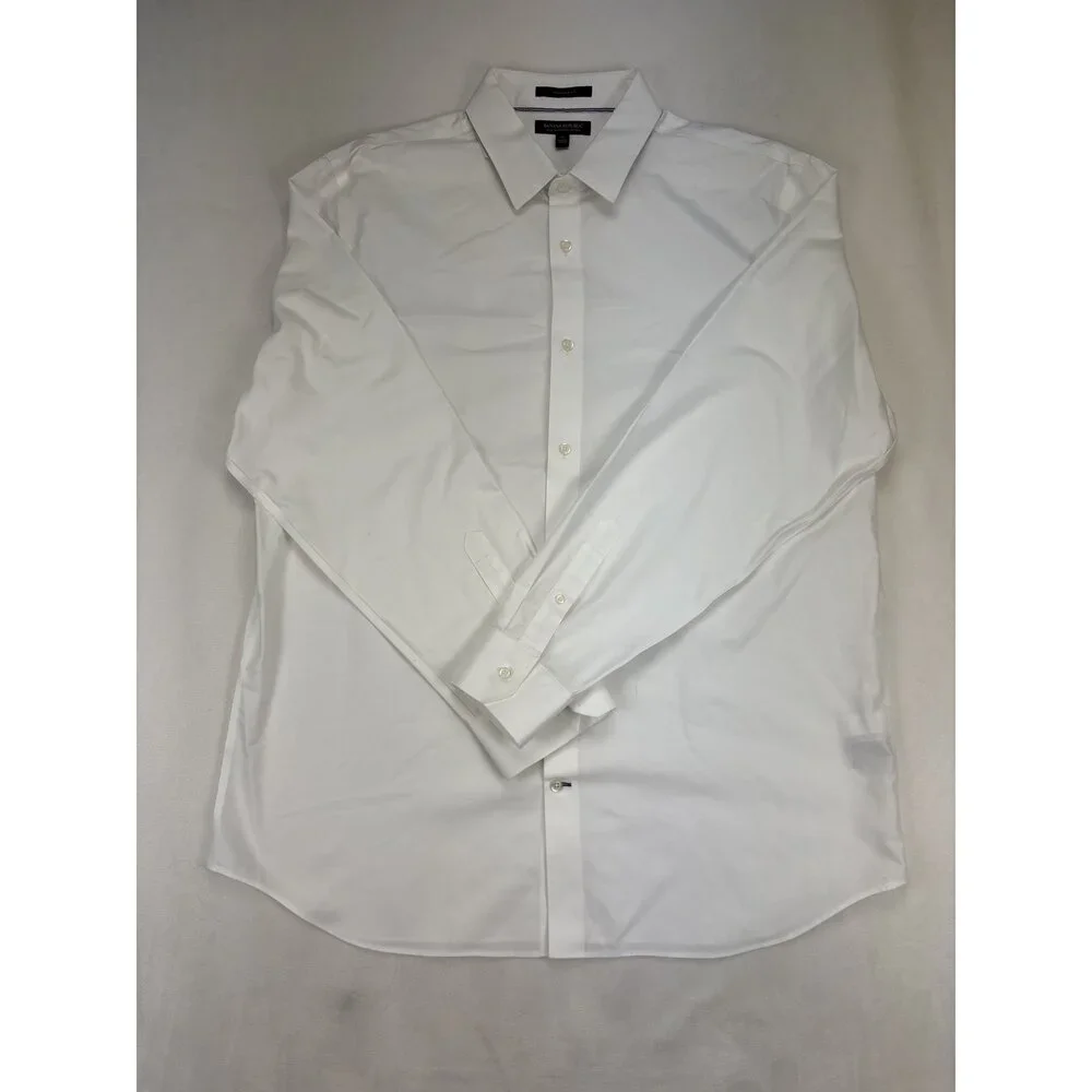 Banana Republic‎ Men's White Dress Shirt XL Classic Fit